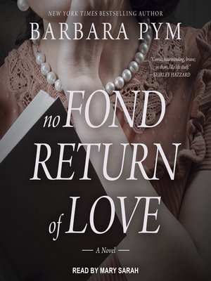 cover image of No Fond Return of Love
